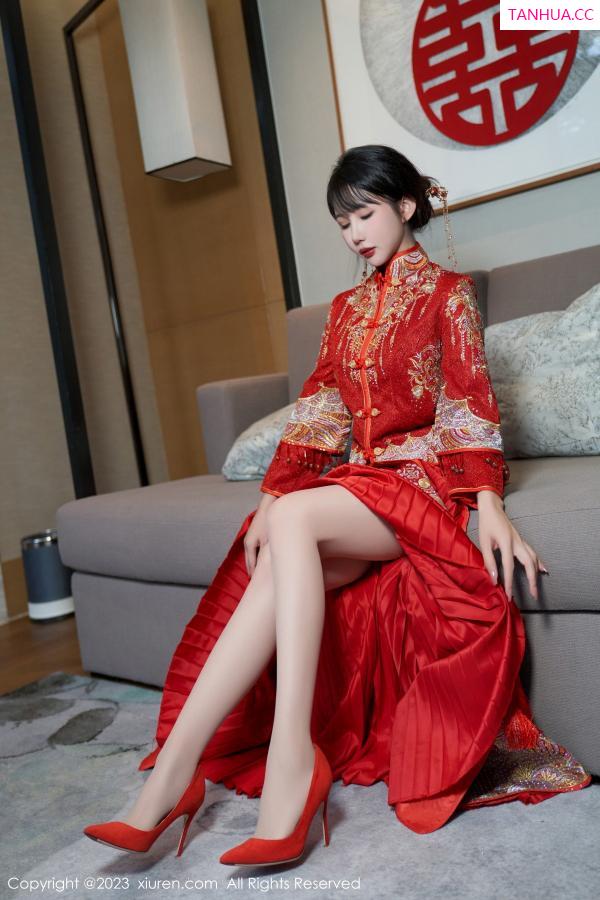 波巧酱  [XiuRen]高清写真图 2023.11.28 No.7729 波巧酱 新娘美腿第17张图片